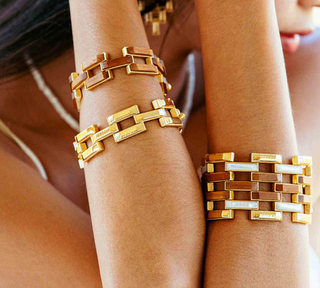 Capucine De Wulf Pathway Link Bracelet Gold