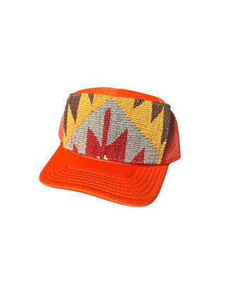 Orijinal Trucker Hat Orange with Kilim Patch