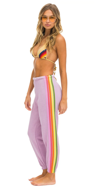 Aviator Nation 5 Stripe Womens Sweatpant