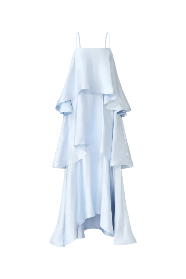 elliatt tilly tiered maxi dress in white Pale Blue – Monkee's of Myrtle Beach Ever-Pretty Graceful V-Neck Waist allowing you to customise Sexy Prom Gown Size:20