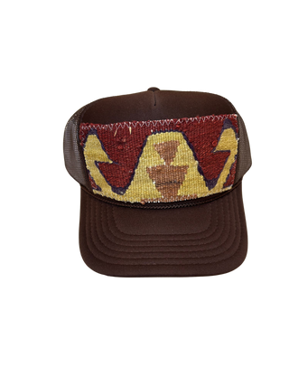Orijinal Trucker Hat Brown with Kilim Patch