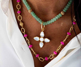 Capucine De Wulf Berry Single Strand Necklace Pearl