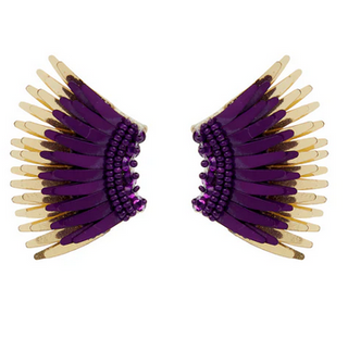 Mignonne Gavigan Mini Madeline Purple and Gold