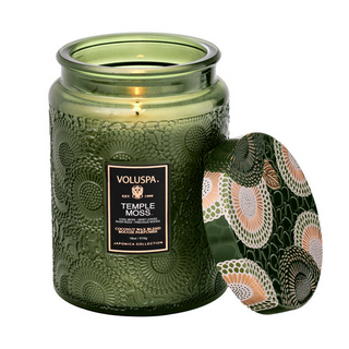 Voluspa Temple Moss Large Jar Candle / Temple Moss * In Store Only