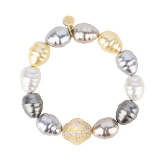 Budhagirl Isabel Pearl Bracelet / Multi