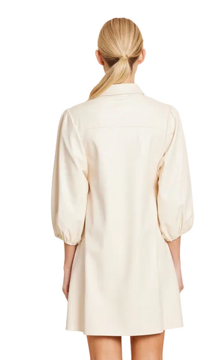 Dolce Cabo Vegan Leather Floral Dress