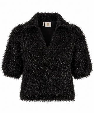Emily Mccarthy Estelle Top - Black Tie