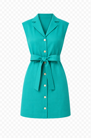 Prosperina Jackie Mini Dress in Jade