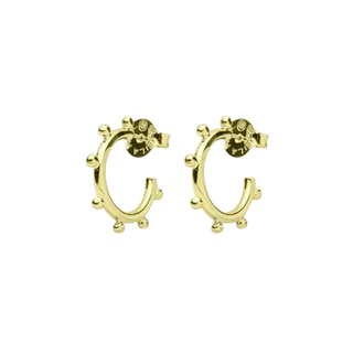 Sheila Fajl Petite Sweetie Pie Hoops Shiny Gold