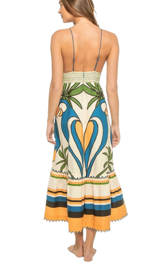 Farm Rio Tropical Graphic Sleeveless Maxi Dress