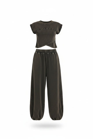 Free People Hot Shot Crossover Set in Black