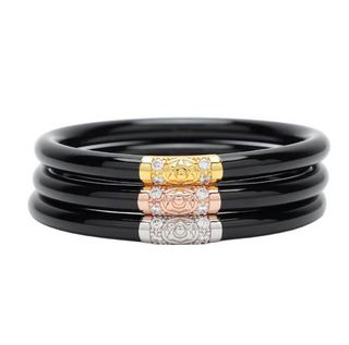 BuDhaGirl THREE KINGS ALL WEATHER MULTIPLE COLORS BANGLES (SET OF 3)-