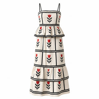 Anna Cate Millard Midi in Tulipa