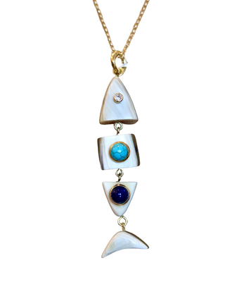 FIsh On,  French Riviera Pendant