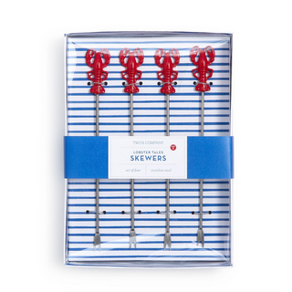 Two's Company S/4 Lobster Skewers in Gift Box