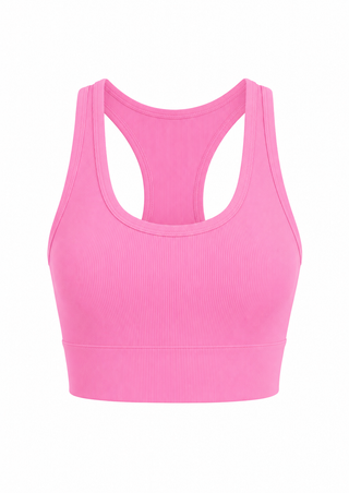 Free People Go To Bra in Washed Hot Pink
