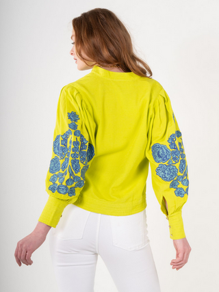 Emily McCarthy Hampton Top / Joy Bouquet Linen