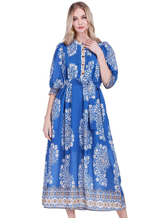 Joy Joy Indigo Oasis Maxi Dress