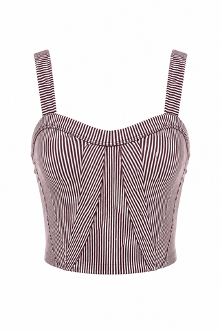 Free People Perfectly Plated Cami In Chocolate Combo