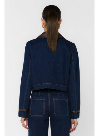 Velvet Heart Pepa Cropped Denim Jacket
