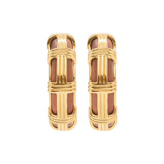 Capucine De Wulf Gaia Cage Hoop Earrings - Teak