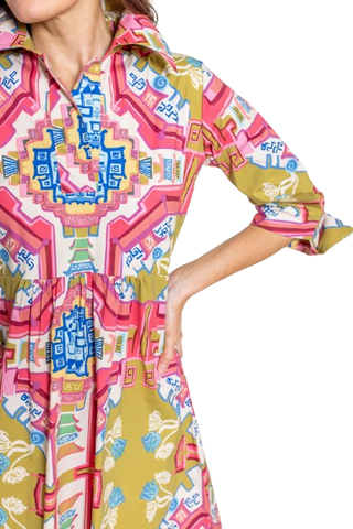 House of MBR Blythe Empire Dress Short