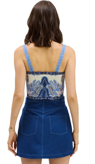 Allison New York Paisley Malibu Tank