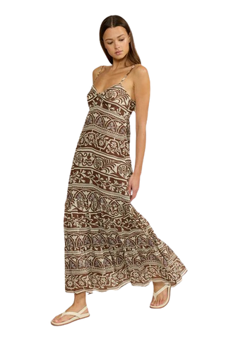 lucy paris maxi dress Lucy Paris - Guinevere Tiered Dress