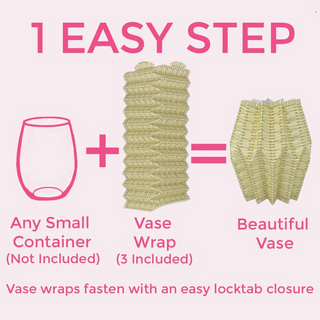 Lucy Grymes Wicker Paper Vase Wraps | Set of 3