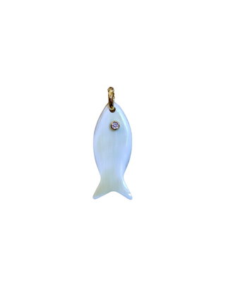 MLO Tiger Clear Fish Pendant