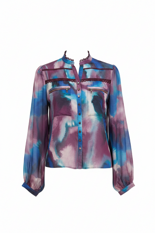 Allison New York Navy Blouse