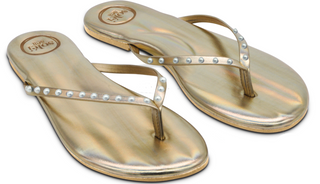 SOLEI SEA INDIE , METALLIC GOLD WITH PEARL