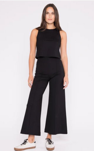 Ripley Rader Black Ponte Knit Tank Top