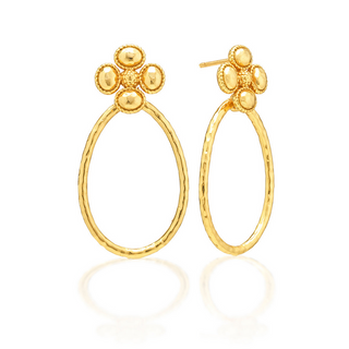 Capucine De Wulf Berry Clover Teardrop Earrings