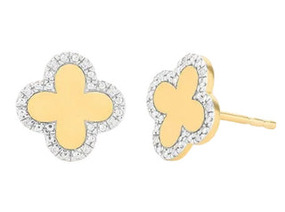 Ella Stein Classic Bloom Clover Stud Earrings