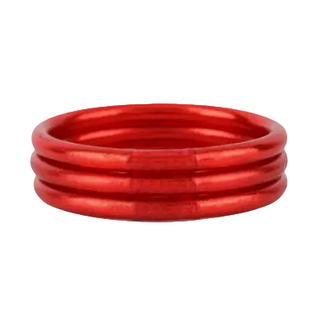 Budhagirl Crimson All Weather Bangles® (Set Of 3)