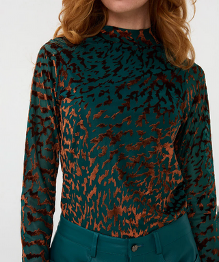 Esqualo Top Mesh Burnout