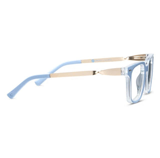 Peepers x Laura Park Sidebar Light Blue/Rosemary Stripe Lavender Blue Light Glasses