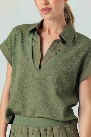 Sundays Lune Top In Cypress