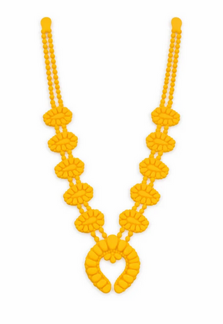Rahya Jewelry Golden Hour Necklace in Sunflower Yellow