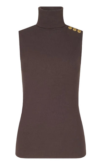L'Agence Ceci Sleeveless Turtle Neck
