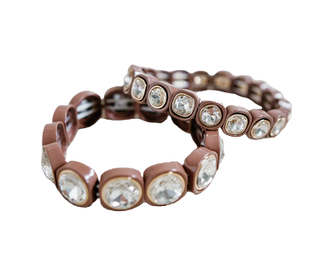 Smith & Co. City Girl Round Coffee Bracelet