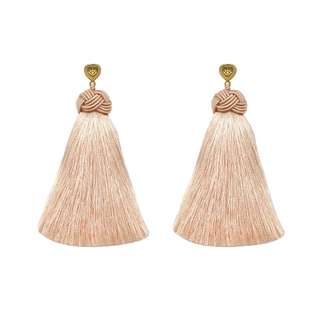 Hart Major Copper Topknots Tassel Earrings