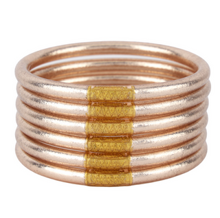 BuDhaGirl ALL WEATHER BANGLES (SET OF 6)