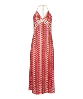 Esqualo Colored Crochet Maxi Dress