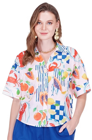 Joy Joy Lobster Luau Top