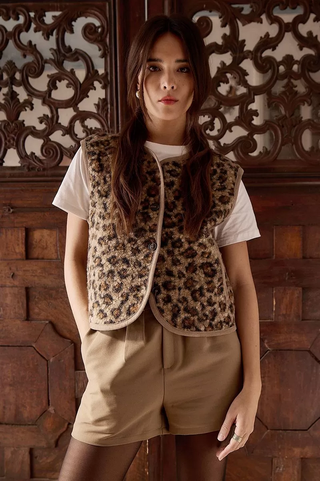Molly Bracken Ladies Woven Sleeveless Jacket