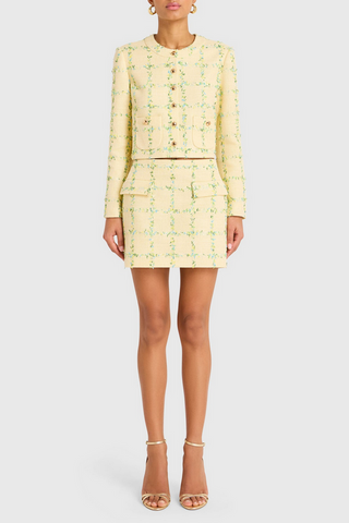 Amanda Uprichard Maven Jacket / Yellow