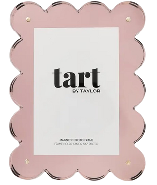 Tart Light Pink Chrome Acrylic Picture Frame
