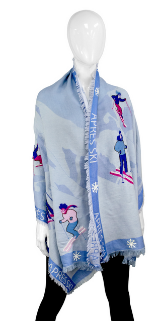 Mitchie's Baby Blue Apres Ski Scarf